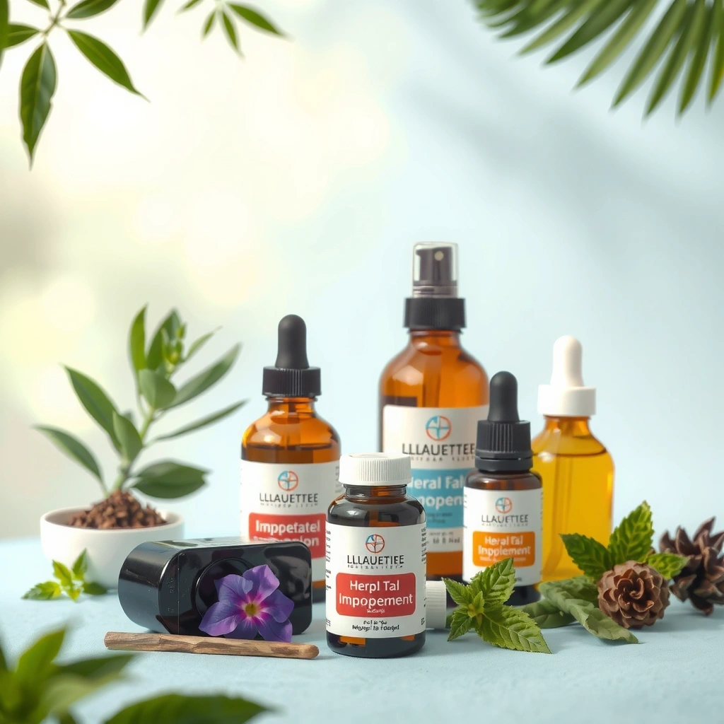 Natural health products background